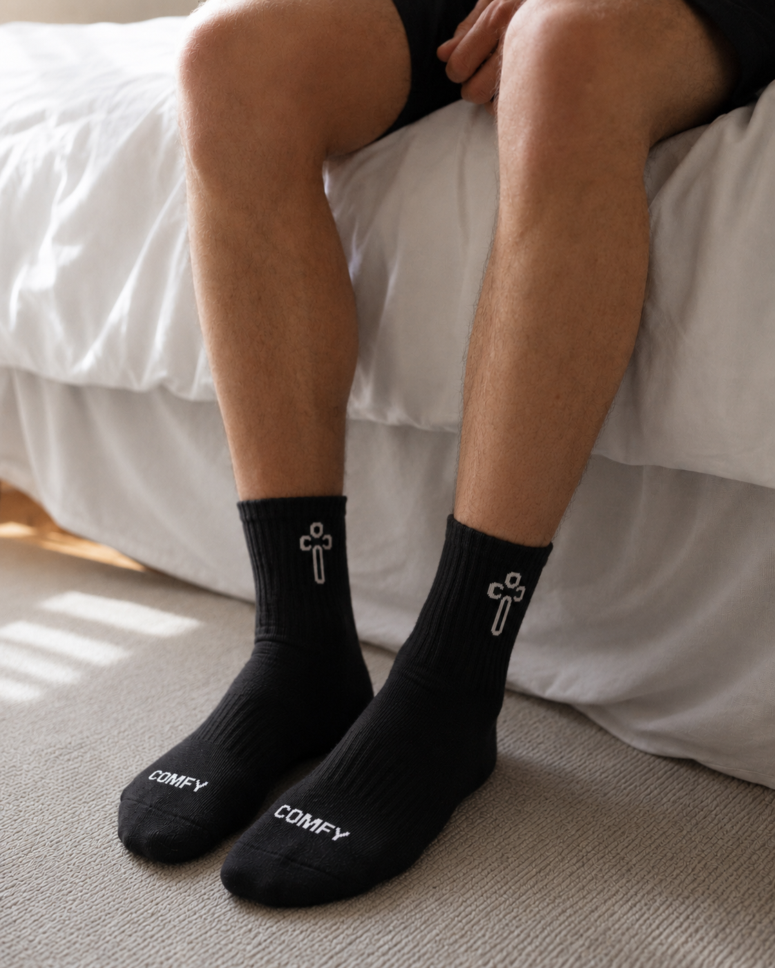 The Crew Sock — Black (Preorder)
